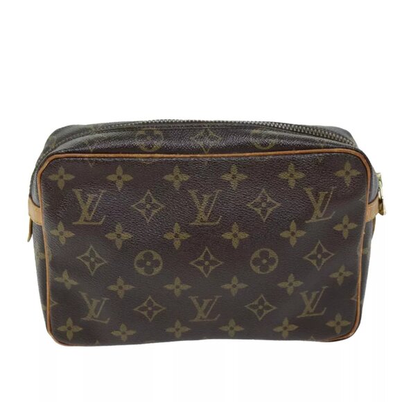 LOUIS VUITTON Monogram Compiegne 23 Clutch Bag M51847 LV Auth am6246 - Picture 9 of 15